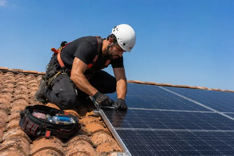 Maintenance et monitoring de panneaux solaires à Bordères