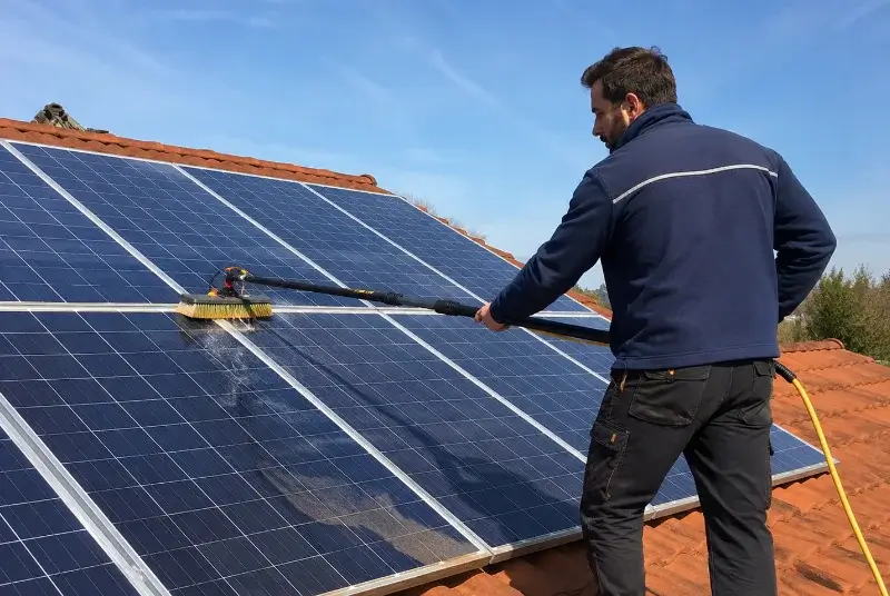 Nettoyage et entretien de panneaux solaires à Bordères