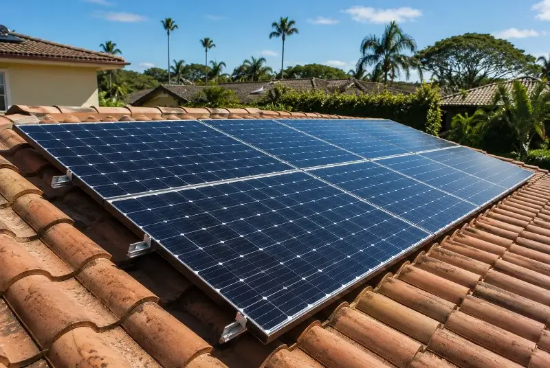 Installation de panneaux solaires à Bordères
